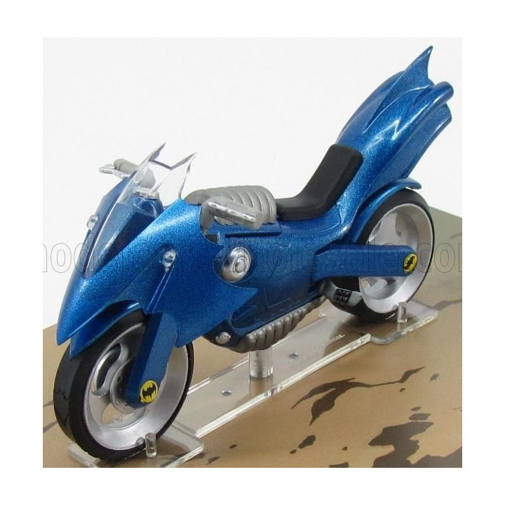 EDICOLA BATMAN BATCYCLE - LEGEND OF THE DARK KNIGHT - BLUE MET 1/18