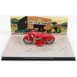 EDICOLA BATMAN BATWOMAN BIKE - MOTORCYCLE - DETECTIVE COMICS 233 - RED SILVER WHITE 1/43