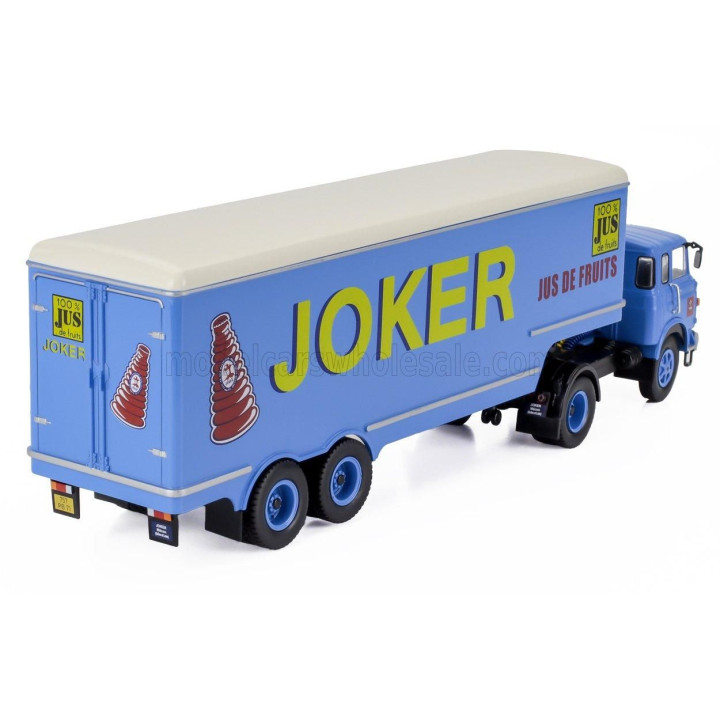 EDICOLA BERLIET TR12 TRUCK SEMI-FRIGO JUS DE FRUITS JOKER TRANSPORTS 1964 - WITHOUT CARD BOX - BLUETTE 1/43