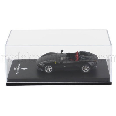 EDICOLA FERRARI MONZA SP2 2018 - CON VETRINA - WITH SHOWCASE - NEW BLACK DAYTONA MET 1/64