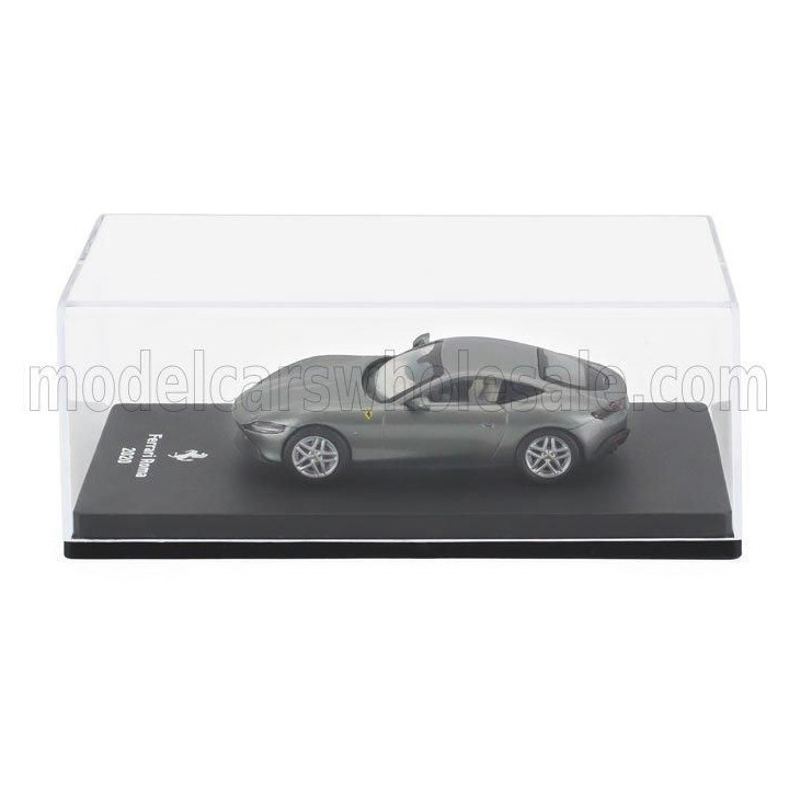 EDICOLA FERRARI ROMA 2020 - CON VETRINA - WITH SHOWCASE - GRIGIO MEDIO - GREY 1/64