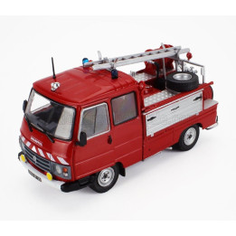 EDICOLA PEUGEOT J9 DESAUTEL FIRE ENGINE 1982 - RED SILVER 1/43