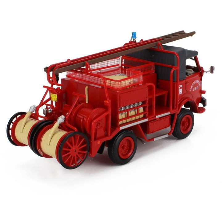 EDICOLA RENAULT GALION TANKER TRUCK FIRE ENGINE AUBIAT 1961 - RED GREY 1/43