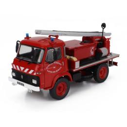 EDICOLA SAVIEM TP3 TRUCK FIRE ENGINE SAINTS EN PUISAYE 1972 - RED 1/43