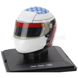 EDICOLA HELMET F1  CASCO HELMET JEAN ALESI 412 T2 TEAM FERRARI SEASON 1995 - RED BLACK WHITE 1/5
