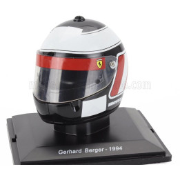 EDICOLA HELMET F1  CASCO HELMET GERHARD BERGER  412 T1B TEAM FERRARI SEASON 1994 - BLACK RED WHITE 1/5
