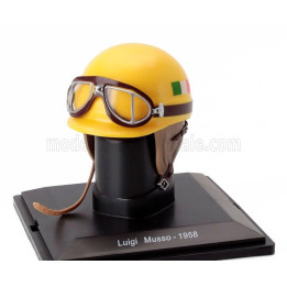 EDICOLA HELMET F1  CASCO HELMET LUIGI MUSSO DINO 246 TEAM FERRARI SEASON 1958 - YELLOW 1/5