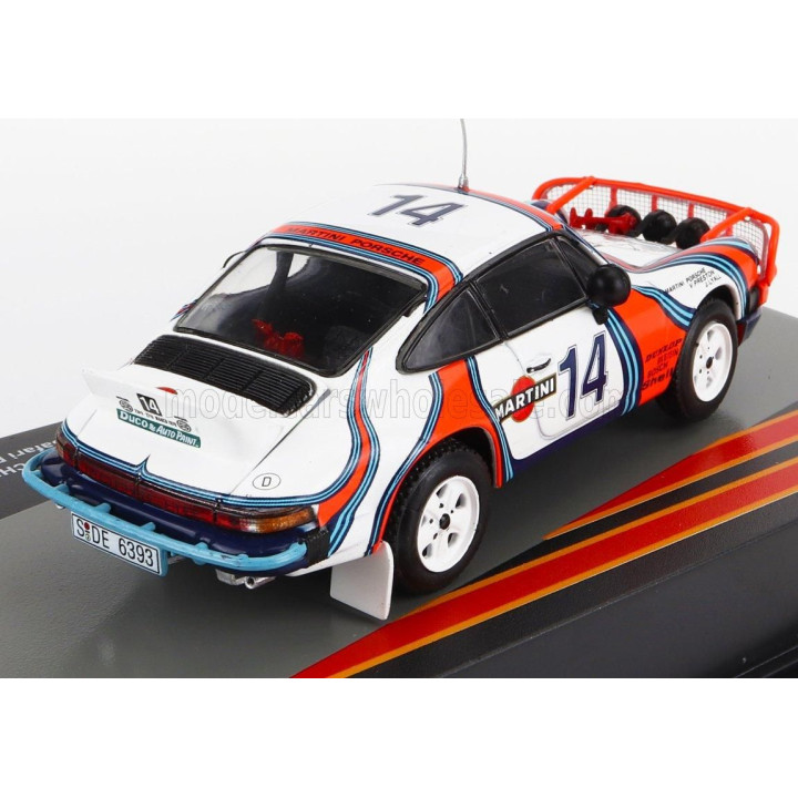 EDICOLA PORSCHE 911 SC 3.0 COUPE MARTINI RACING (night version) N 14 2nd RALLY EAST AFRICAN SAFARI 1978 VIC PRESTON Jr. - JOHN L