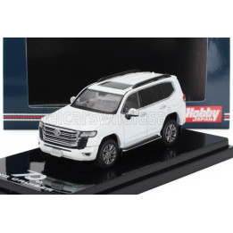 IGNITION MODEL TOYOTA LAND CRUISER (JA300W) ZX 2023 - BLACK RED INTERIOR - WHITE PEARL MET 1/64