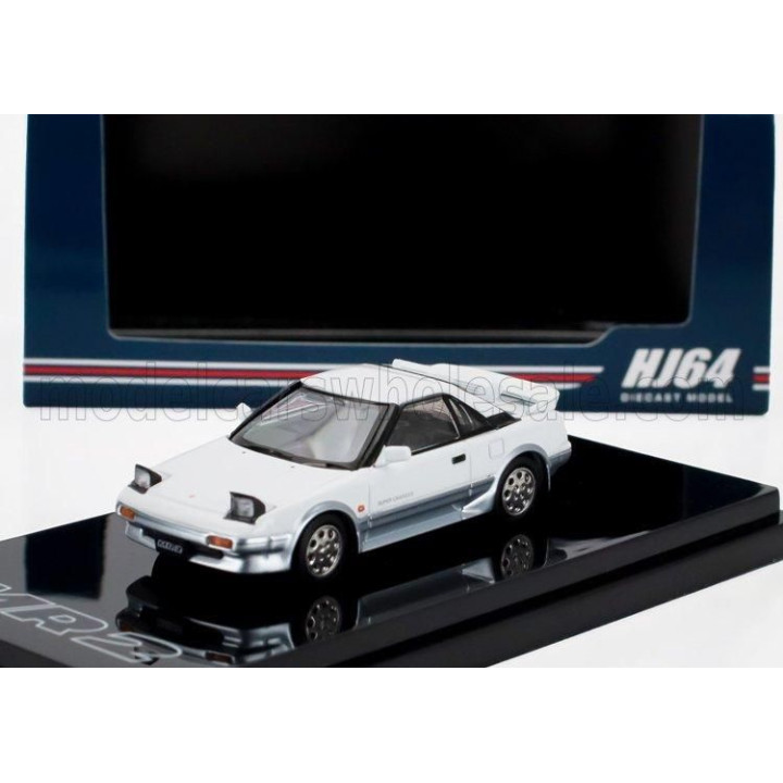 IGNITION MODEL TOYOTA MR2 1600G SUPER CHARGER 1986 - WHITE SILVER 1/64