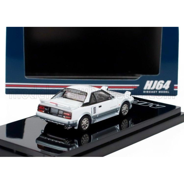 IGNITION MODEL TOYOTA MR2 1600G SUPER CHARGER 1986 - WHITE SILVER 1/64