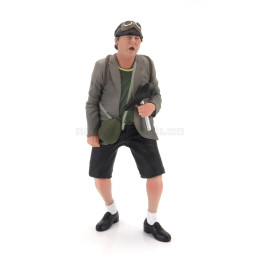 INFINITE STATUE FIGURES FANTOZZI - ALLA BERSAGLIERA! - GREY BLACK 1/18