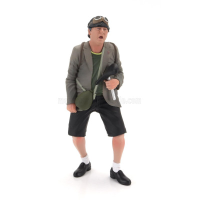 INFINITE STATUE FIGURES FANTOZZI - ALLA BERSAGLIERA! - GREY BLACK 1/18