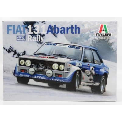 ITALERI FIAT 131 ABARTH TEAM FIAT ITALIA N 10 WINNER RALLY MONTECARLO 1980 W.ROHRL - C.GEISTDORFER 1/24