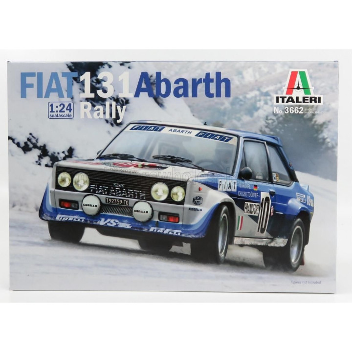 ITALERI FIAT 131 ABARTH TEAM FIAT ITALIA N 10 WINNER RALLY MONTECARLO 1980 W.ROHRL - C.GEISTDORFER 1/24