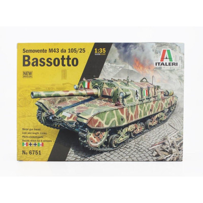 ITALERI DAPT M43 BASSOTTO TANK MILITARY 1945 1/35