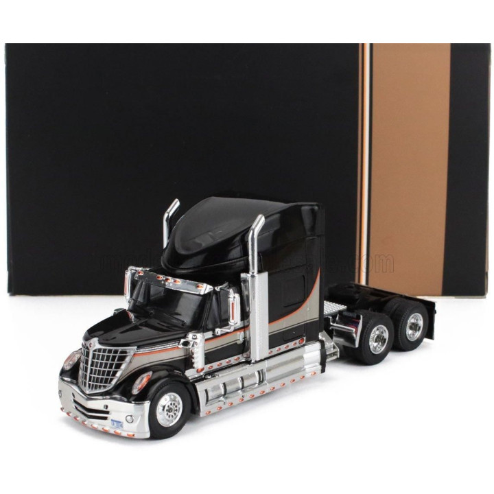 IXO MODELS INTERNATIONAL LONESTAR TRACTOR TRUCK 3-ASSI 2010 - BLACK 1/64