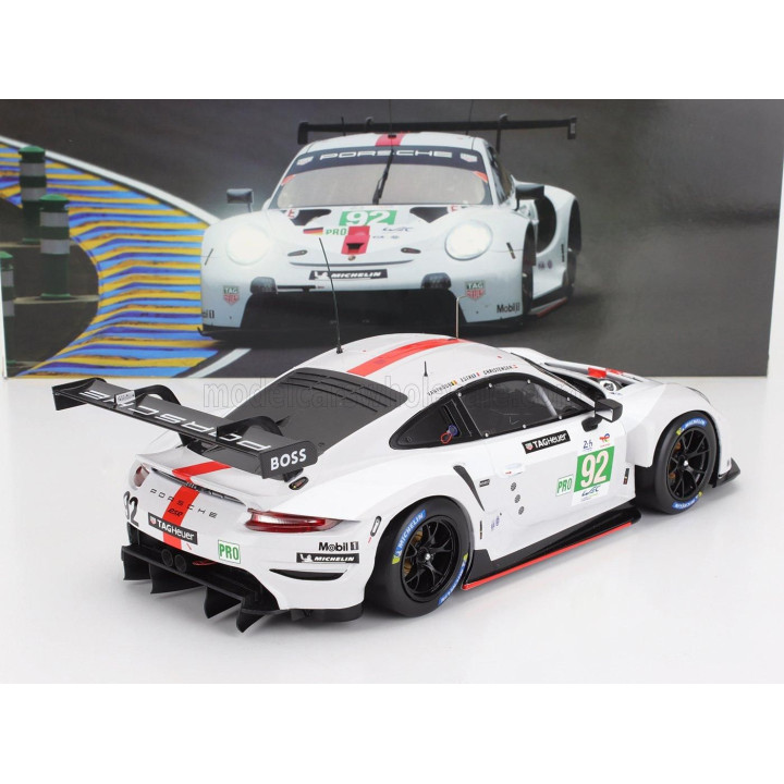 IXO MODELS PORSCHE 911 991-2 RSR-19 4.2L TEAM PORSCHE GT N 92 24h LE MANS 2022 MICHAEL CHRISTENSEN - KEVIN ESTRE - LAURENS VANTH