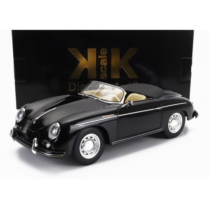 KK SCALE PORSCHE 356A SPEEDSTER 1955 - BLACK 1/12