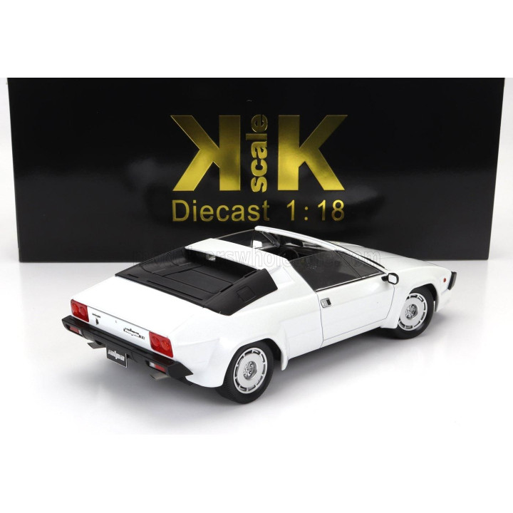 KK SCALE LAMBORGHINI JALPA 3500 1982 - WHITE 1/18