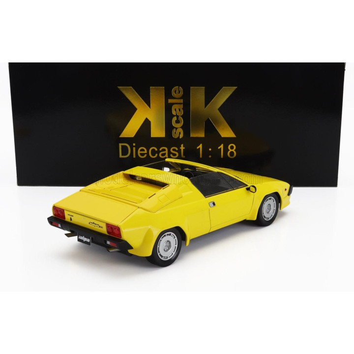KK SCALE LAMBORGHINI JALPA 3500 1982 - YELLOW 1/18