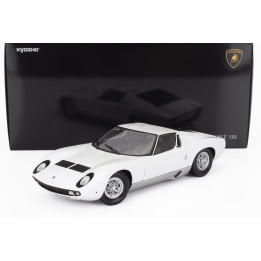 KYOSHO LAMBORGHINI MIURA P400 1968 - WHITE SILVER 1/18