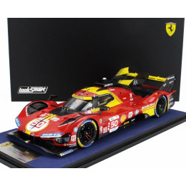 LOOKSMART FERRARI 499P 3.0L TURBO V6 TEAM FERRARI AF CORSE N 50 WINNER 24h LE MANS 2024 ANTONIO FUOCO - MIGUEL MOLINA - NICKLAS 