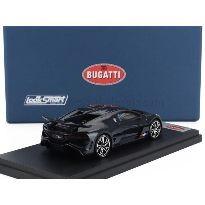 LOOKSMART BUGATTI DIVO 2020 - BLUE CARBON GLOSSY 1/43