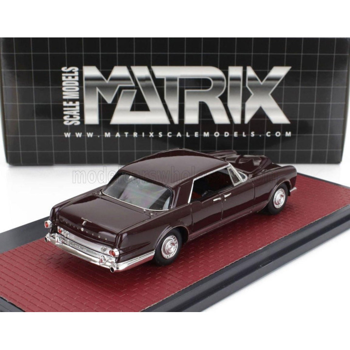 MATRIX SCALE MODELS FACEL VEGA EXCELLENCE EX2 1962 - BORDEAUX SILVER 1/43