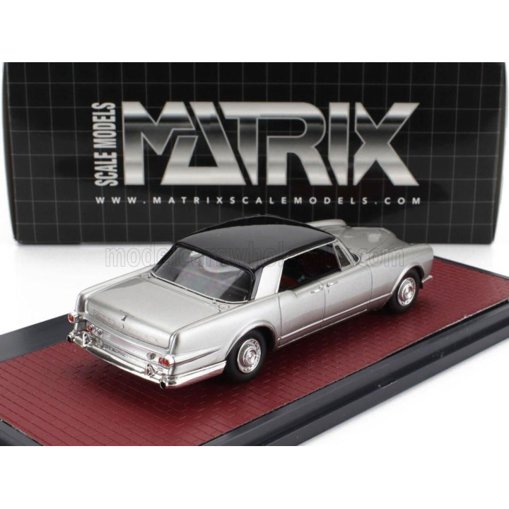 MATRIX SCALE MODELS FACEL VEGA EXCELLENCE EX2 1962 - SILVER BLACK 1/43