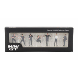 MINI GT ACCESSORIES SET 7X TEAM NISSAN NISMO RACING FIGURES - VARIOUS 1/64
