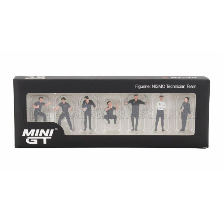 MINI GT ACCESSORIES SET 7X TEAM NISSAN NISMO RACING FIGURES - VARIOUS 1/64