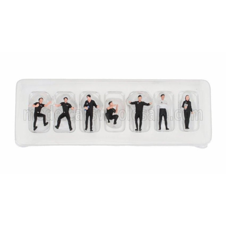 MINI GT ACCESSORIES SET 7X TEAM NISSAN NISMO RACING FIGURES - VARIOUS 1/64