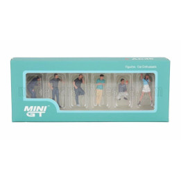 MINI GT ACCESSORIES SET 6X PUBLIC FIGURES - VARIOUS 1/64
