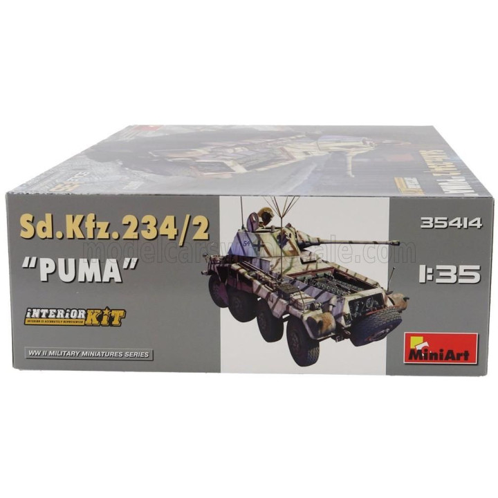 MINIART TANK INTERIOR KIT SD.KFZ. 234/2 PUMA TANK MILITARY 1945 1/35
