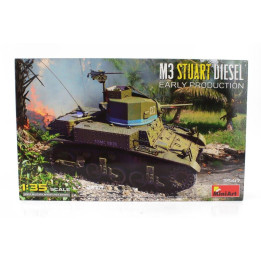 MINIART TANK M3 STUART DIESEL MILITARY 1945 1/35
