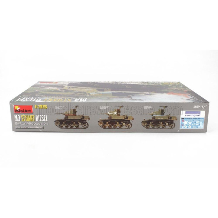 MINIART TANK M3 STUART DIESEL MILITARY 1945 1/35