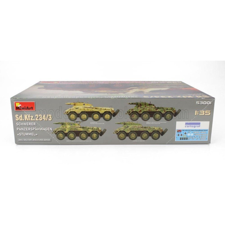 MINIART TANK SD.KFZ. 234/3 STUMMEL MILITARY 1945 1/35