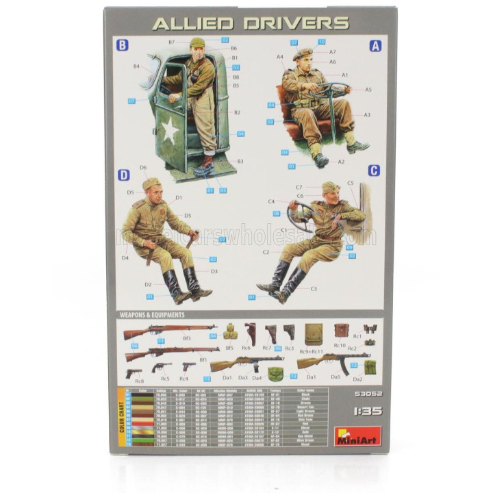 MINIART FIGURES ALLIED MILITARY DRIVERS 1/35