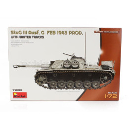 MINIART TANK STUG III AUSF. G WITH WINTER TRACKS MILITARY 1943 1/72