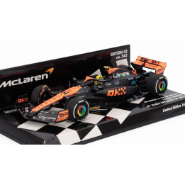 MINICHAMPS McLAREN F1  MCL60 TEAM McLAREN N 4 2nd JAPAN GP 2023 LANDO NORRIS - WHITE ORANGE BLACK 1/43