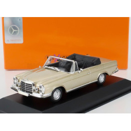 MINICHAMPS MERCEDES BENZ S-CLASS 280SE 3.5 (W111) CABRIOLET 1970 - GOLD MET 1/43