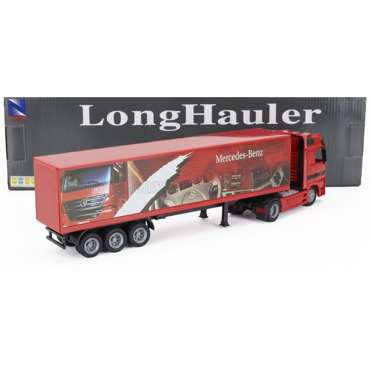 NEWRAY MERCEDES BENZ ACTROS 1857 TRUCK CASSONATO MERCEDES BENZ 1998 - RED 1/43