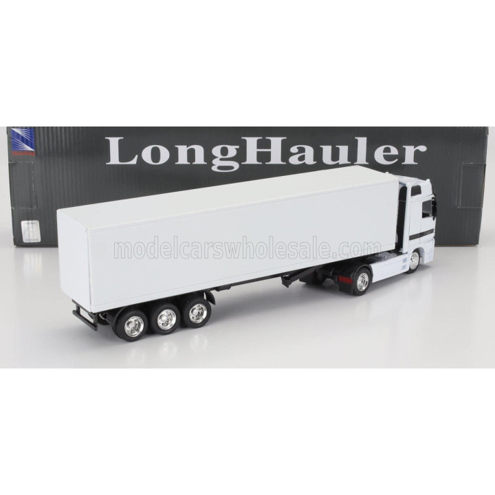 NEWRAY MERCEDES BENZ ACTROS 1857 TRUCK CASSONATO 1998 - WHITE 1/43