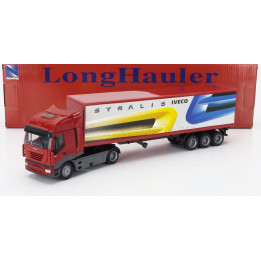 NEWRAY IVECO FIAT STRALIS 540 TRUCK CASSONATO 2009 - RED 1/43