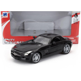 NEWRAY MERCEDES BENZ SLS COUPE AMG (C197) 2010 - BLACK 1/24