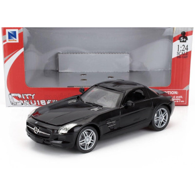 NEWRAY MERCEDES BENZ SLS COUPE AMG (C197) 2010 - BLACK 1/24
