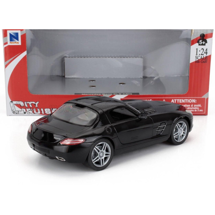 NEWRAY MERCEDES BENZ SLS COUPE AMG (C197) 2010 - BLACK 1/24