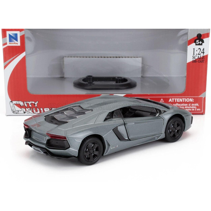 NEWRAY LAMBORGHINI AVENTADOR LP700-4 2011 - GREY MET 1/24