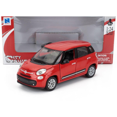 NEWRAY FIAT 500L CITY 2013 - RED 1/24